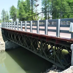 Prefabricated Galvanized Bailey Bridge Panel Scenic Overlook Tourist Access