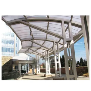 Prefabricated Galvanized Steel Car Canopy High Durability Light Steel Garage Shelter