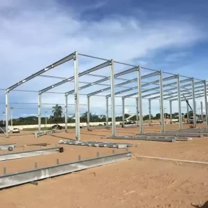 Prefabricated Galvanized Steel Structure Warehouse Workshop Modular Roof Truss Beams and Columns