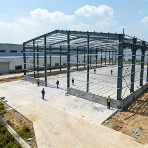 Prefabricated Galvanized Steel Warehouse Components