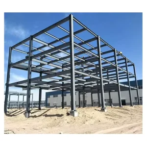 Prefabricated H Type Light Steel Structure Workshop and Warehouse Building with Hot Dip Galvanized Surface CE ISO ASTM