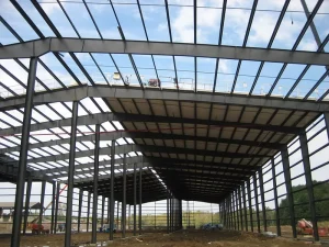 Prefabricated Heavy Duty Steel Frame Industrial Workshop Warehouse Bolted Joint Modular Structure