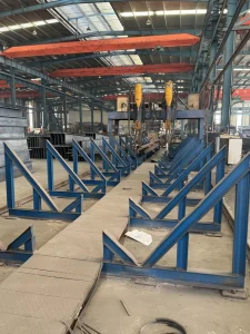 Prefabricated Hot Dip Galvanized Steel Structure Warehouse And Industrial Structural Components