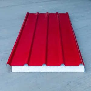 Prefabricated House Shed EPS Foam Sandwich Panel Waterproof Corrugated Metal Roofing Sheet Insulated Steel Tile Outdoor
