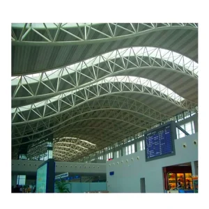 Prefabricated Light Steel Truss Structure Roof System for Airport Terminal Warehouse Construction Q235/Q355 Grade GB Standard