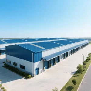 Prefabricated Metal Steel Structure Workshop for Manufacturing and Warehouse Storage