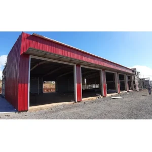 Prefabricated Metal Workshop Steel Building Kit for Mechanic Garage and Auto Repair Shop