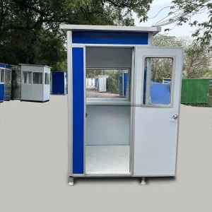 Prefabricated Mobile Guardhouse Sentry Box Modular Design Safe Strong Stable Toll Booth