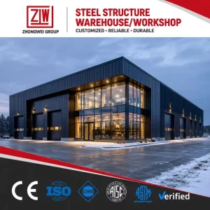 Prefabricated Modern Steel Structure Warehouse Building