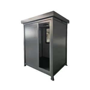 Prefabricated Portable Detachable Security Sentry Box Modular Guard Shack House Guard Booth Mobile Security Sales Booth Casa