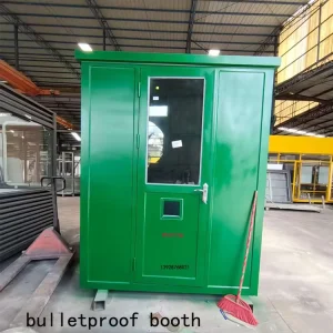 Prefabricated Portable Modular Security Guard Cabin and Parking Ticket Booth