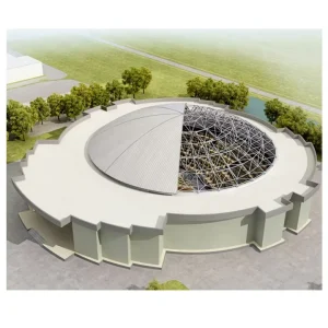 Prefabricated Steel Dome Structure Space Roof Truss for Church Building