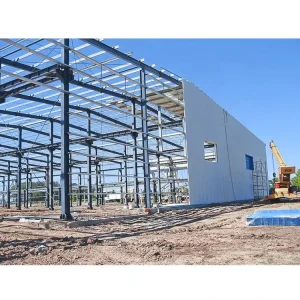 Prefabricated Steel Frame Metal Building Warehouse Supplies