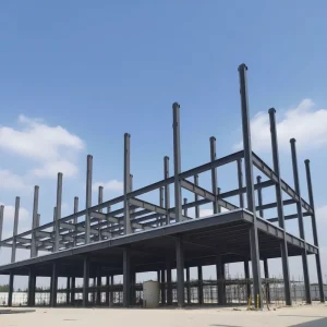 Prefabricated Steel Frame Steel Garage Sheds 50×100 Metal Building Q355 Carbon Steel Easy Assemble