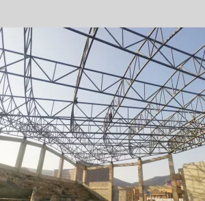 Prefabricated Steel Roof Truss Design Galvanized Steel Structure Stadium and Gymnasium