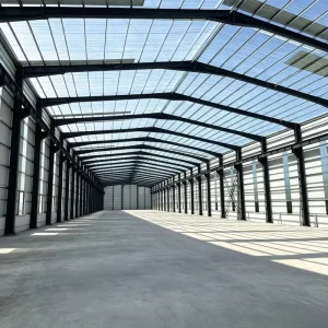 Prefabricated Steel Structure Arched Roof Metal Warehouse Large Span Clear Span Storage Workshop Prefab Building