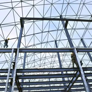 Prefabricated Steel Structure Building Galvanized Steel Trusses Roof Metal Workshop Warehouse