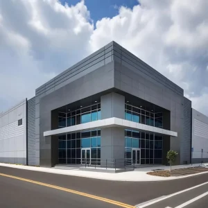 Prefabricated Steel Structure Commercial Building for Office Building Retail Center Showroom Business Facility Construction