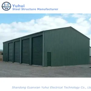 Prefabricated Steel Structure Garage and Metal Frame Carport Shed with CE