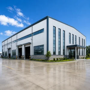 Prefabricated Steel Structure Industrial Workshop with Fast Installation