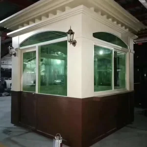 Prefabricated Steel Structure Sandwich Panel Security Room Booth Kiosk Shop Portable Guard Room Waterproof