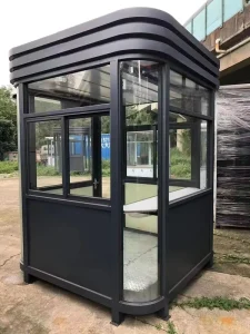 Prefabricated Steel Structure Security Booth Tool Room Kiosk Sentry Box Waterproof Windproof Sun Protection