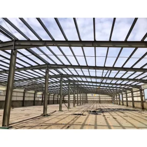 Prefabricated Steel Structure Truss Steel Warehouse For Building Materials