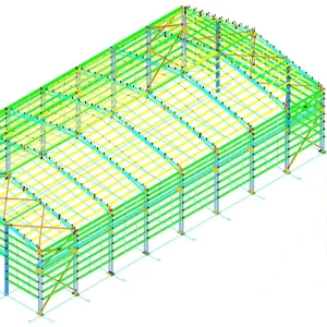 Prefabricated Steel Structure Warehouse Buildings Support Column with Steel Frame for Construction and Home Use