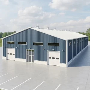 Prefabricated Steel Structure Warehouse Workshop Industrial Building For Equipment