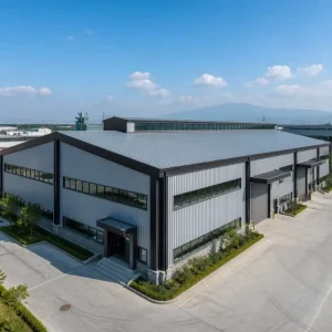 Prefabricated Steel Structure Workshop Industrial Warehouse Building High Strength Metal Factory Direct Sale
