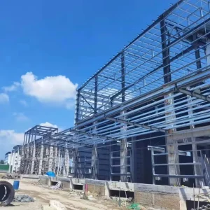 Prefabricated Steel Structures Warehouse Workshop Building Metal Manufacturer Structural Steel Frame Construction