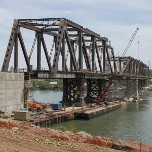 Prefabricated Steel Truss Bridge Modular Structure Galvanized Heavy Duty ASTM GB Standard Road Construction