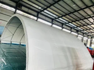 Prefabricated Steel Truss Structure for Padel Court Roof Windproof and Panoramic Design