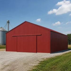 Prefabricated Steel Warehouse with Heavy Duty Frame for Farm Barn Building Construction From Steel Structure Builder