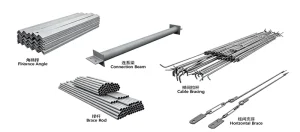 Prefabricated Structural Steel Bracing System Tubular Support Frame Anti Seismic Warehouse Building Solution