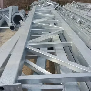 Prefabricated Warehouse Steel Roof Truss Quick Installation Large Span Structure