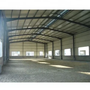 Prefabricated Wide Span Steel Structure Warehouse Metal Building Workshop with Fireproof Materials for Logistics