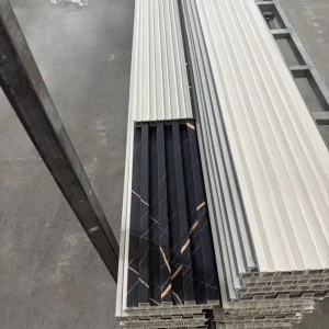 Premium 3D WPC Fluted Eco Friendly Wood Decor Wall Panel Luxury Seamless Interior Cladding for Modern Hotel Villa Decor