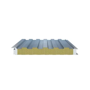 Premium Eco Friendly Rock Wool Sandwich Panels Fireproof Waterproof Easy Install for Exterior Walls Roof Industrial Buildings