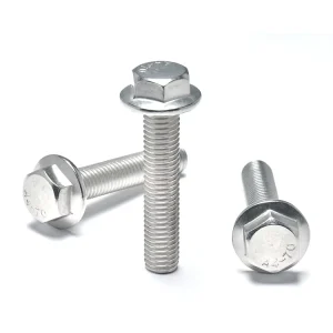 Premium Hardened Alloy Steel Black Oxide Hex Flange Bolts for Construction Engineering and Mining Equipment