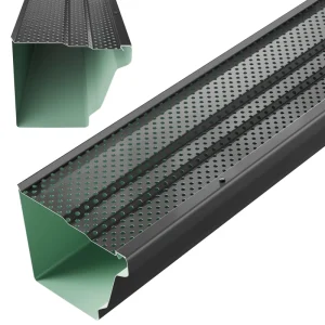 Premium Heavy Duty Modern Aluminum Gutter Guard with Leaf and Debris Protection for Drainage System