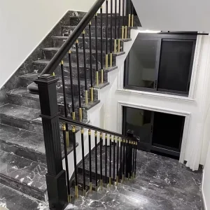 Premium Indoor Ornamental Stair Steel Railings Stair Wrought Iron Railings Iron Stair Handrail Designs