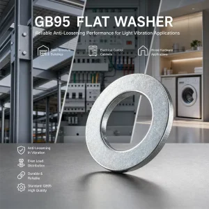 Premium Stainless Steel Flat Plain Washer GB95 Load-Bearing Flat Washer for Steel Structure Workshop