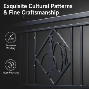 Premium Stainless Steel Road Guardrail Urban Traffic Barrier Modern Design Customizable Cultural Pattern Railing Flooring Water