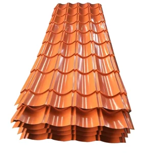 Prepainted Color Coated Zinc Galvanized Roof Sheet For Lacquered Roof