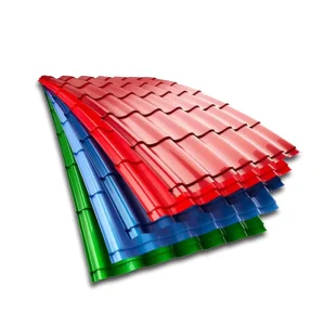 Prepainted Corrugated Galvanized Roof PPGI Corrugated Iron Plate Roofing