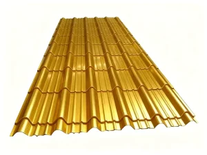 Custom Cut Corrugated Galvanized Steel Sheets Metal Roof Wall Panels Welding Color Coating Red Blue Green BIS KS Certified