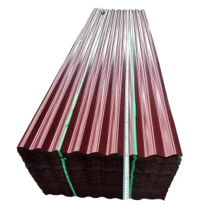 Prepainted Galvanized Steel Corrugated Panels House Panel Building 0.1 2.5mm Colored Roof Sheets ASTM KS Welding Bending