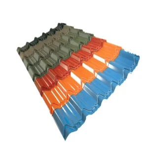 Prepainted Galvanized Steel Corrugated Roof Panels 0.12-0.13mm EN Welding Bending Cutting