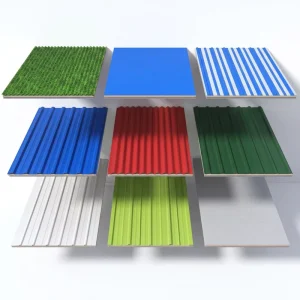 Prepainted Galvanized Steel Roofing Sheet Color Coated Corrugated Metal Roof Panel Construction Materials